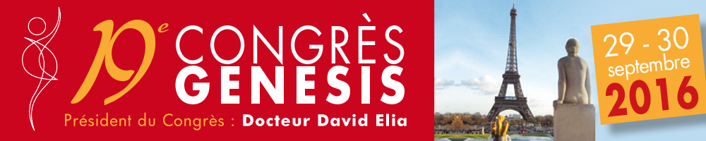Bannière Congrès Genesis 2016 Genesis un congrès pour s'informer sur les nouveautés en gynécologie